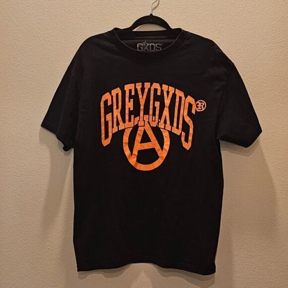 Grey GXDS Short Sleeve T-Shirt Size L - Picture 1 of 3